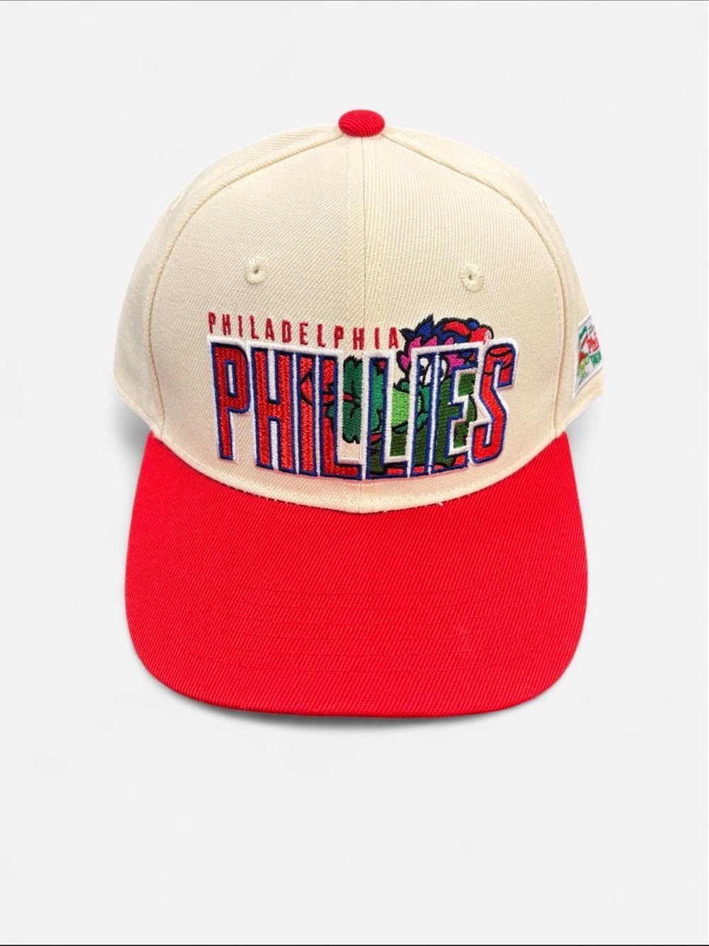 MLB Philadelphia Phillies Cream and Red Snapback Hat